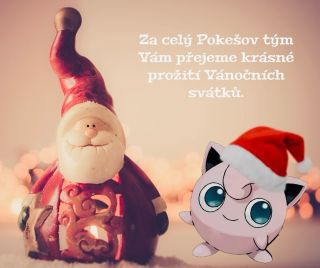 Krásně strávené Vánoční svátky s Magikarpem u Štědrovečerní večeře Vám přeje celý tým z Pokešova 🎄🐟 #christmas #pokémon...